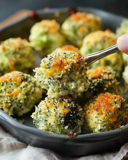 Baked Broccoli Cheese Balls