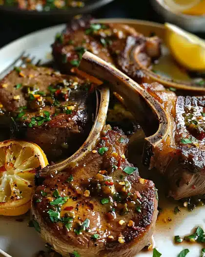 Garlic Butter Lamb Chops Recipe