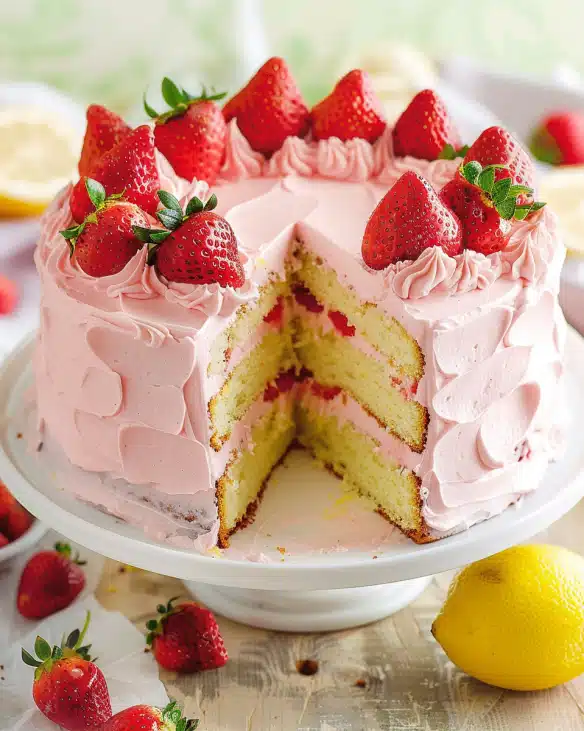 Strawberry Lemon Cake