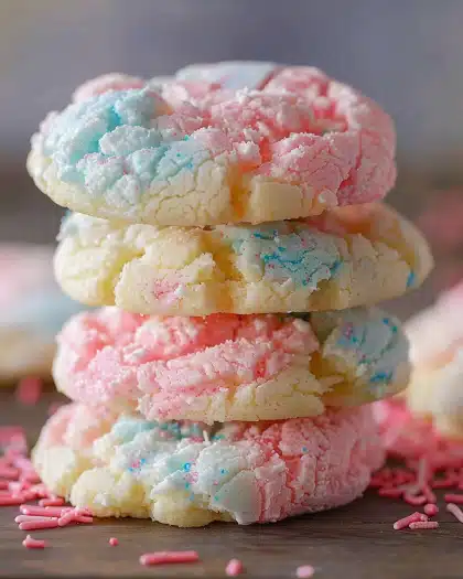 Cotton Candy Cookies