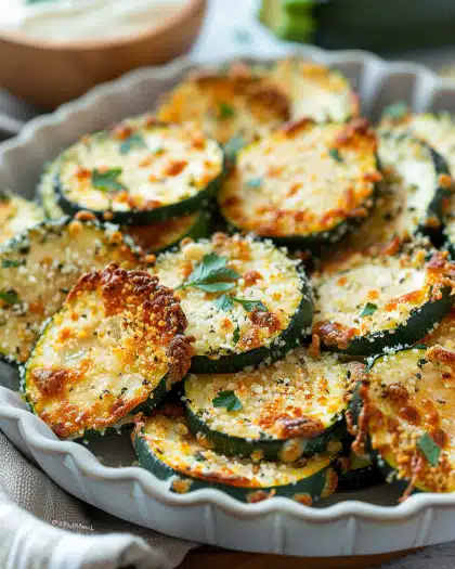 Crispy Baked Parmesan Zucchini Recipe