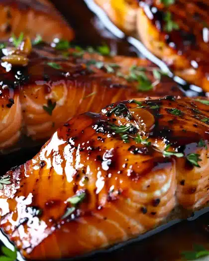 Grilled Honey Garlic Salmon