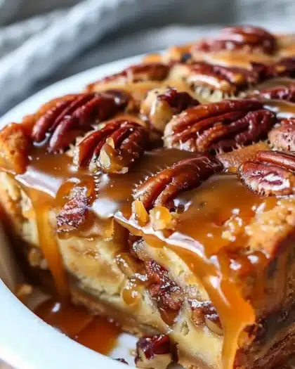 Pecan Pie Bread Pudding