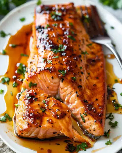 Brown Sugar Soy Sauce Salmon