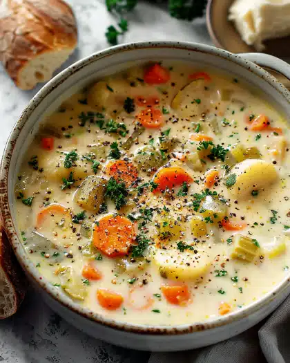 Creamy One-Pot Vegetable Soup