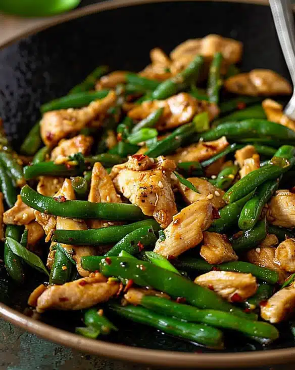 Green Bean Chicken Stir Fry