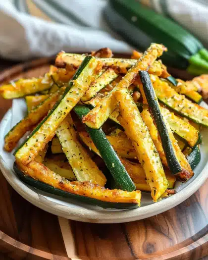Low Calorie Air Fryer Zucchini Fries