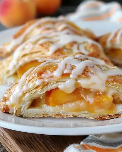 Peach Cream Cheese Danish