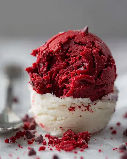 The Best Edible Red Velvet Cookie Dough Recipe