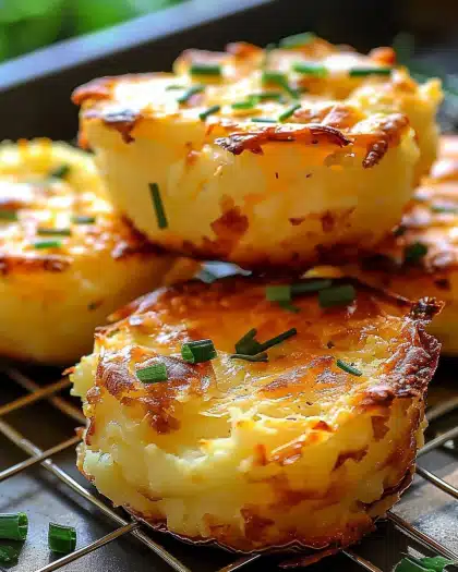 Cheesy Mashed Potato Puffs