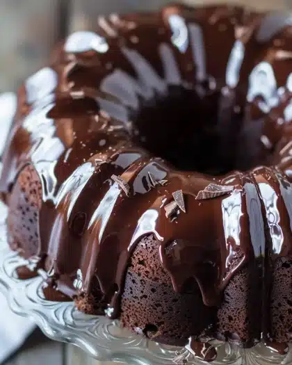 Chocolate Sour Cream Bundt Cake