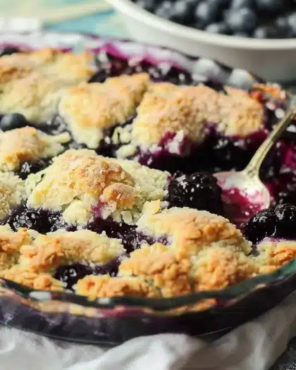 Easy Blueberry Cobbler
