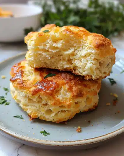 High-Protein Cottage Cheese Breakfast Biscuit