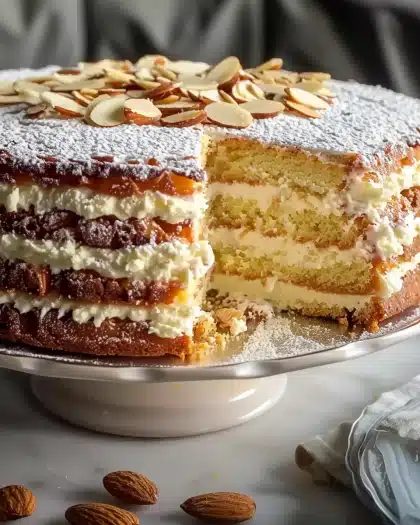 Almond Mascarpone Torte
