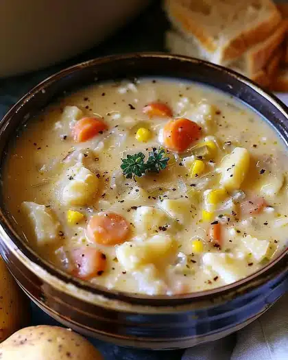 Slow Cooker Amish Corn Chowder