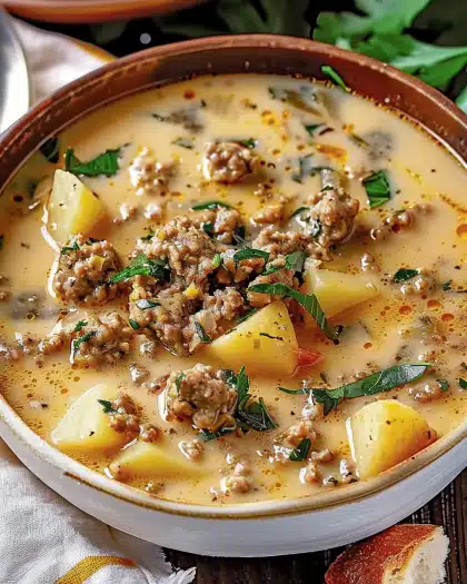 Italian Sausage Potato Soup