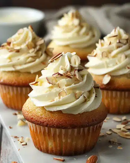 Almond Ricotta Cupcakes