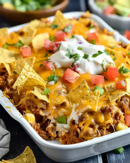 Taco Doritos Casserole