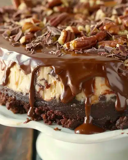 German Chocolate Cheesecake
