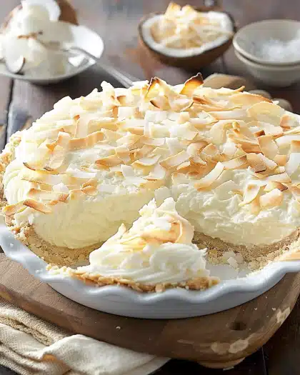 No-Cook Coconut Pie