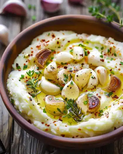 Roasted Garlic Mashed Potatoes