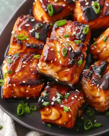 Crispy Honey Garlic Salmon Bites: A Flavor-Packed Delight for Any Occasion