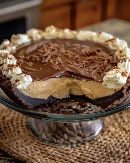 Midwest Delight Chocolate Peanut Butter Pie