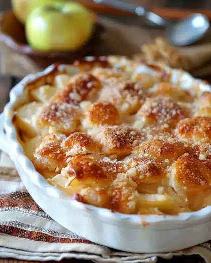 Apple Bubble Up Casserole Recipe: Easy & Delicious