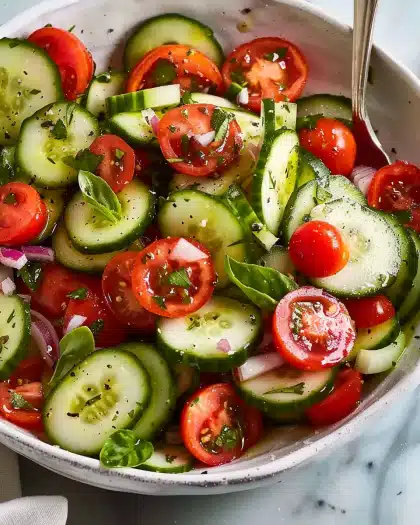 Cucumber Tomato Salad