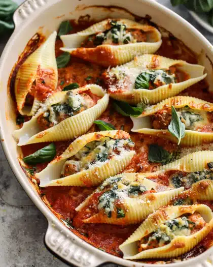 Vegan Stuffed Shells