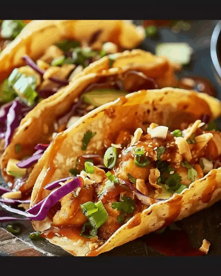 Crispy Chicken Wonton Tacos Recipe