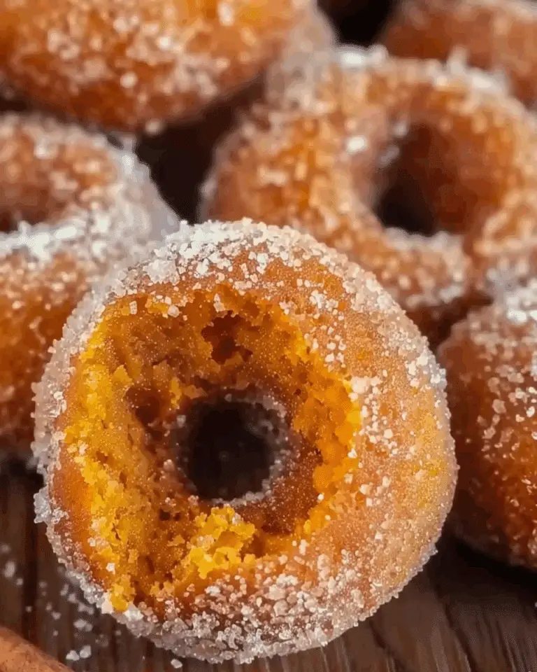 Cinnamon Sugar Pumpkin Donut Holes