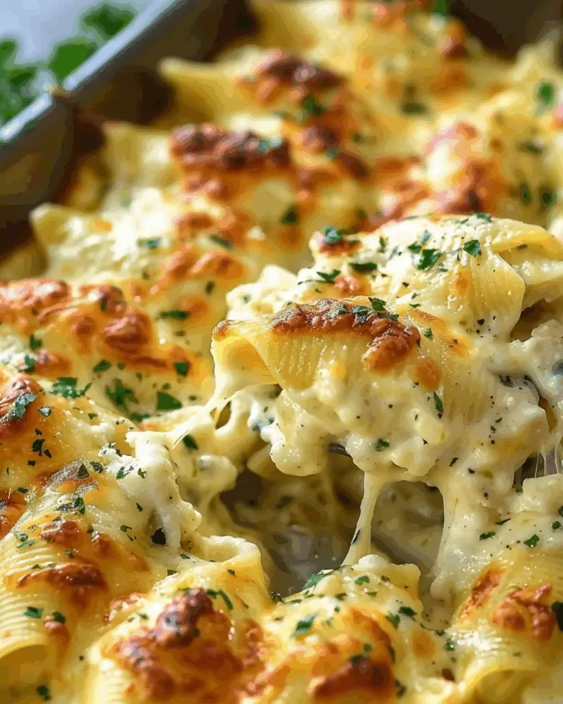 Million Dollar Chicken Alfredo Stuffed Shells Recipe