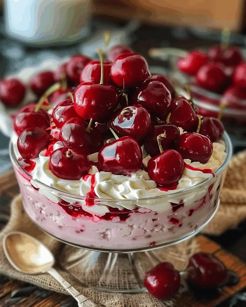 Keto Cherry Cheesecake Fluff