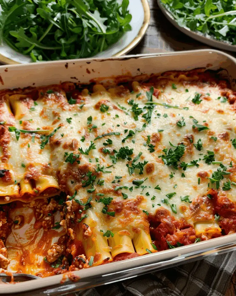Baked Manicotti
