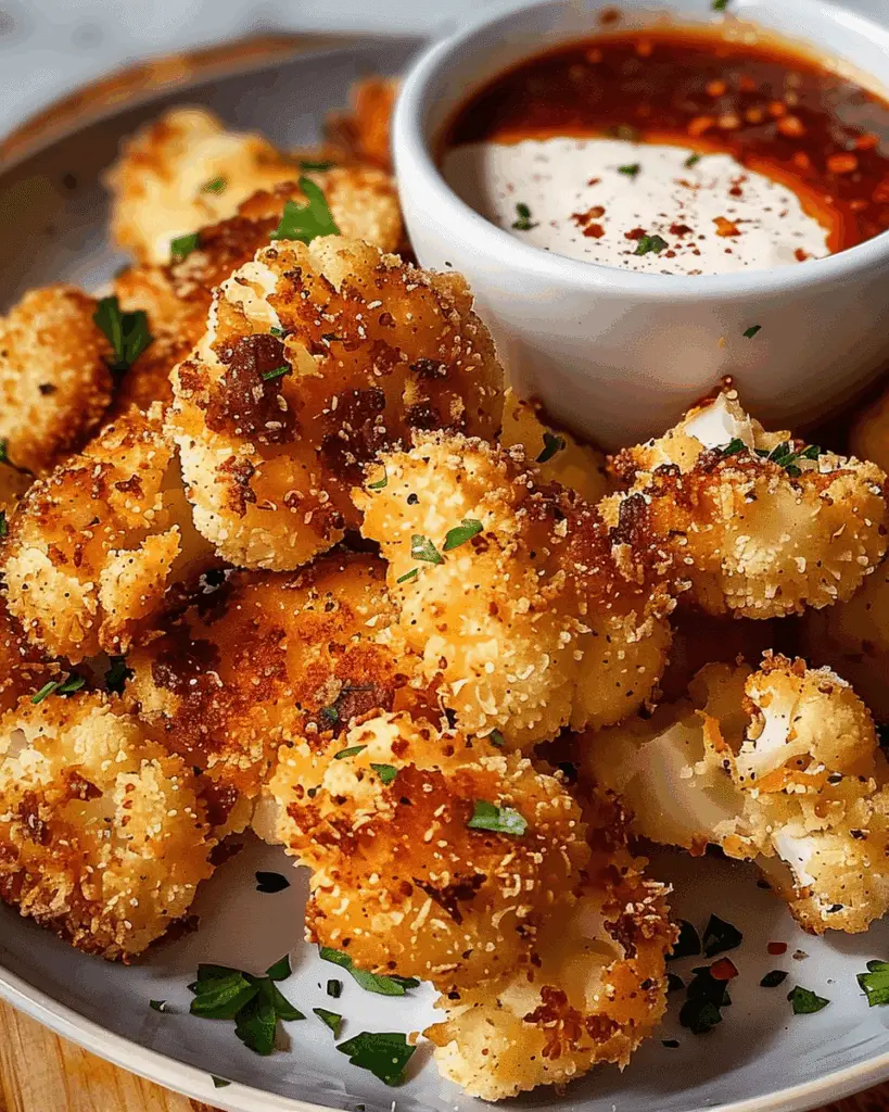 Crispy Vegetarian Cauliflower Nuggets