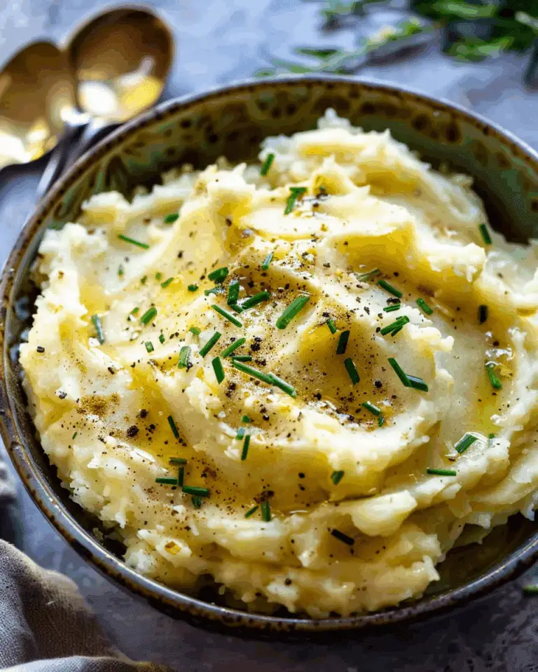 Roasted Garlic Mascarpone Mashed Potatoes