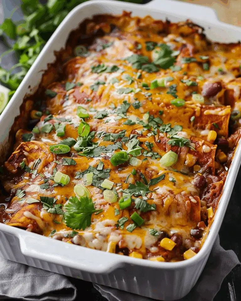 Vegetarian Enchilada Casserole
