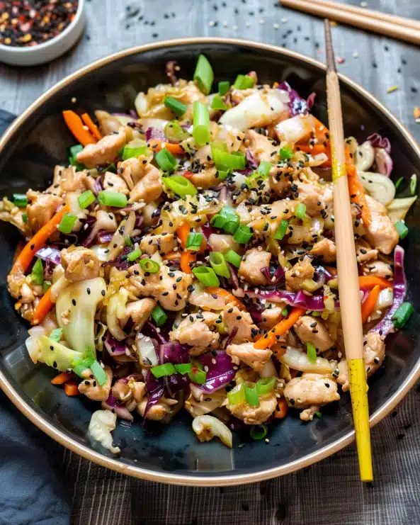 Chicken Cabbage Stir Fry