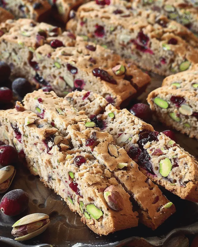 Cranberry Pistachio Biscotti