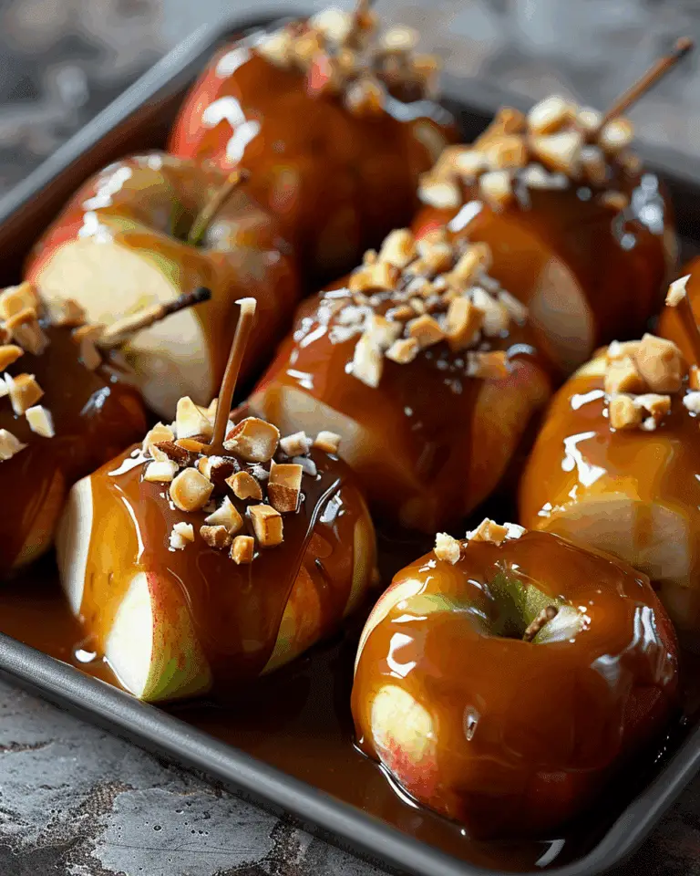Sheet Pan Caramel Apples