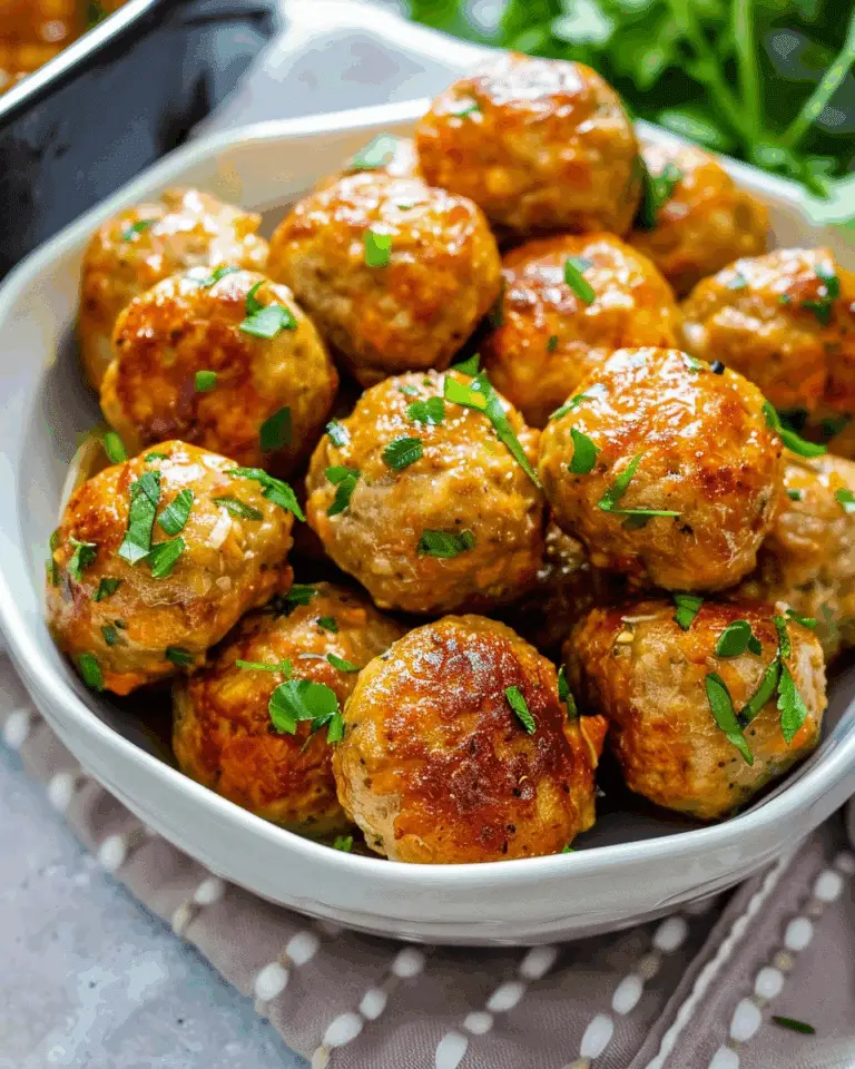 Air Fryer Turkey Meatballs