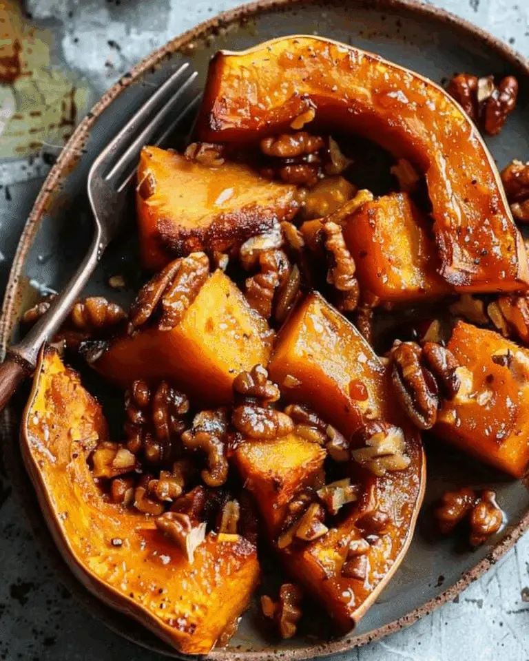 Roasted Butternut Squash with Candied Walnuts
