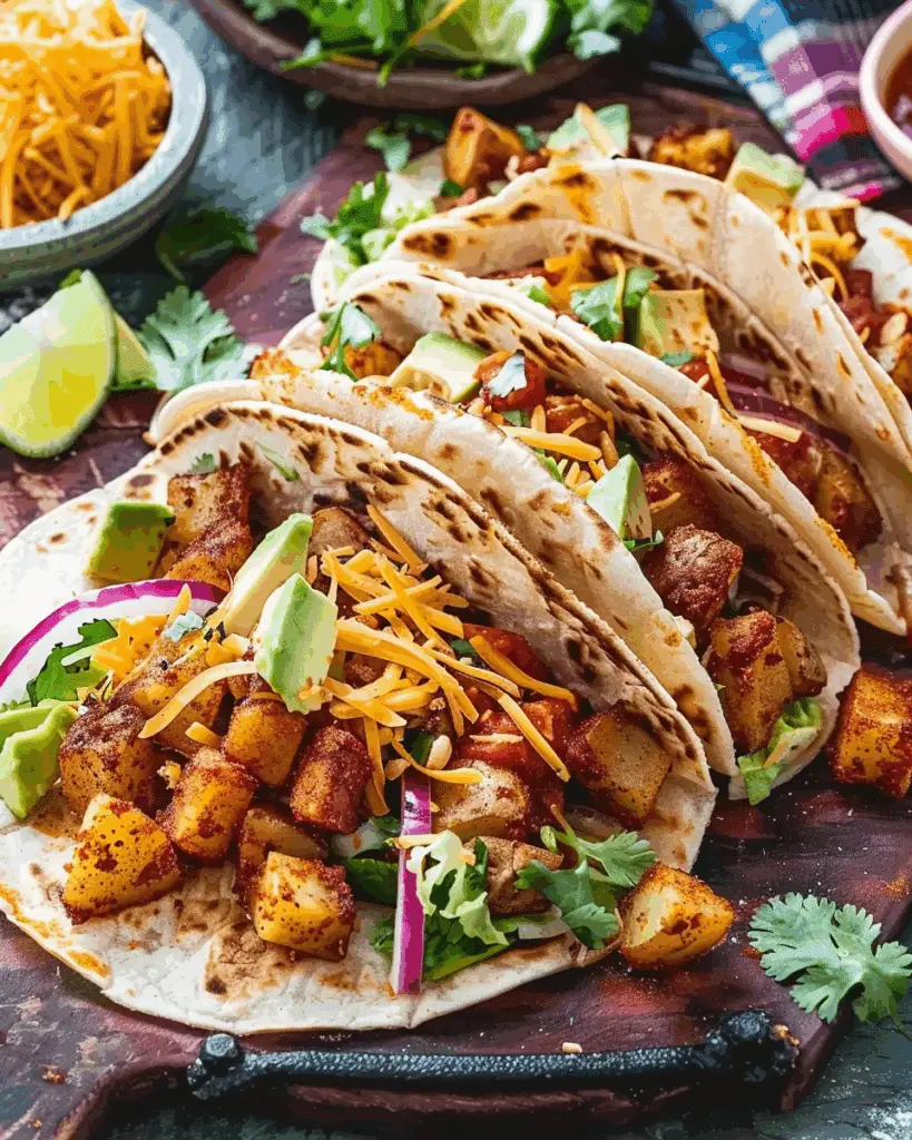 Spicy Potato Soft Taco Recipe