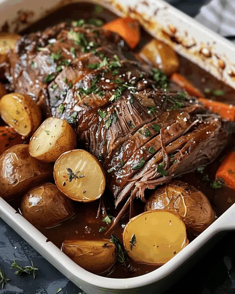Baked 3 Packet Pot Roast