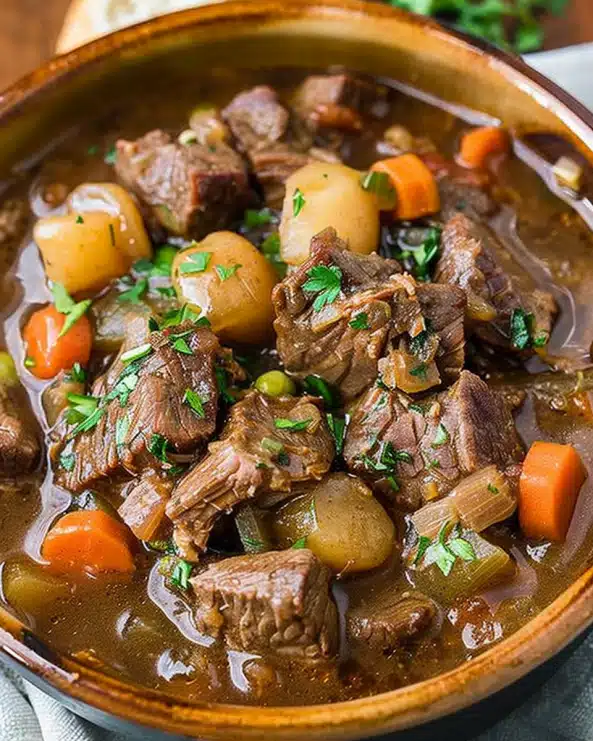 Slow Cooker Thick and Chunky Beef Stew
