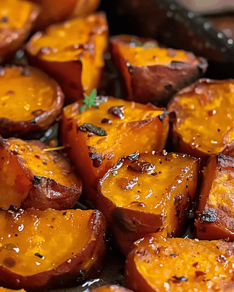 Honey Roasted Sweet Potatoes
