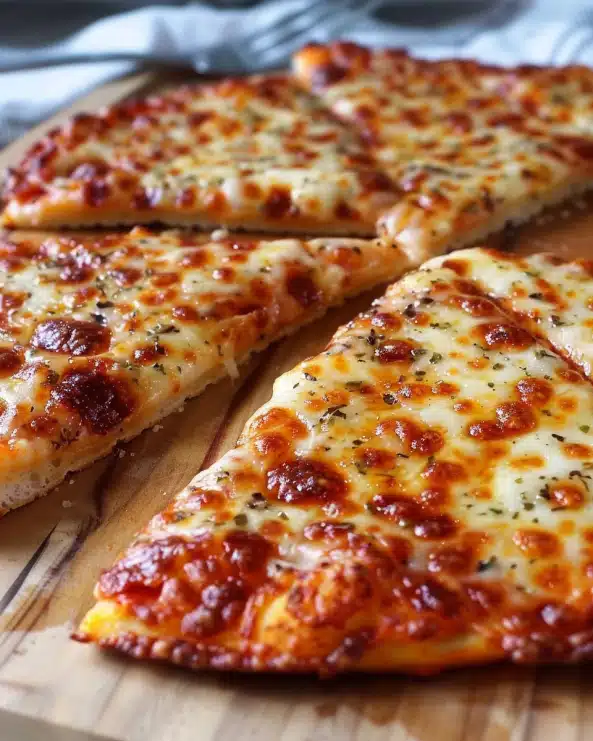 3-Ingredient Cottage Cheese Pizza Crust – Crispy, Cheesy & Low-Carb