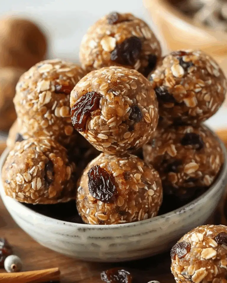 Cinnamon Raisin Energy Bites