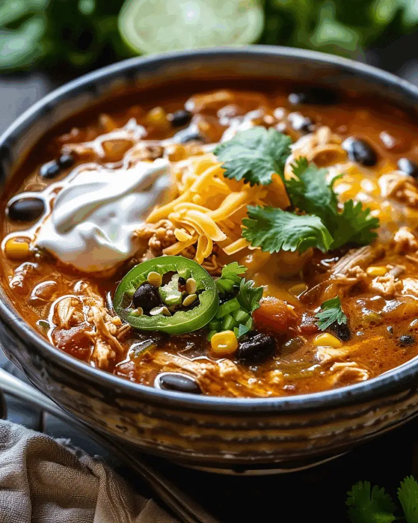 8-Can Chicken Taco Soup